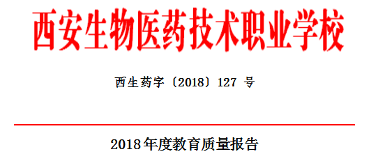 2018年度教育质量报告